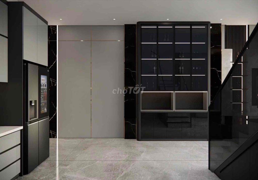 NHÀ ĐẸP 1 TRỆT 2 LẦU – GẦN NGUYỄN TRI PHƯƠNG, NỘI THẤT CAO CẤP