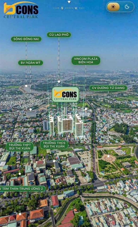 Căn góc 3PN dự án Bcons Central Park rộng rãi,thoáng mát,siêu đẳng cấp