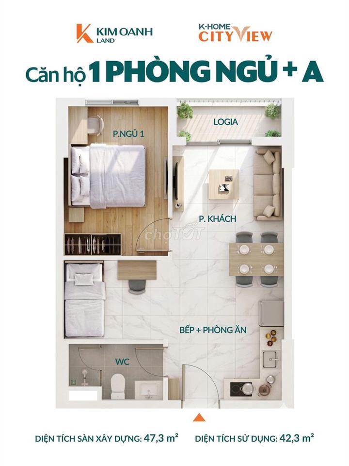 Nhà ở xã hội K-Home City View Biên Hòa Đồng Nai