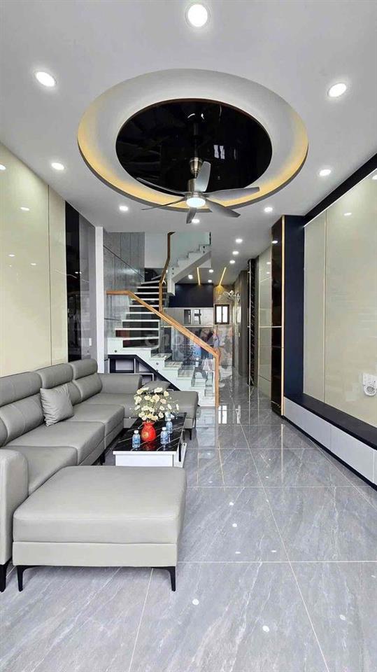 Hạ giá 200tr, cần bán nhanh nhà lầu mới xây gần KDL Bửu Long