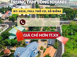 Bán Đất Hồ Thị Hương Long Khánh