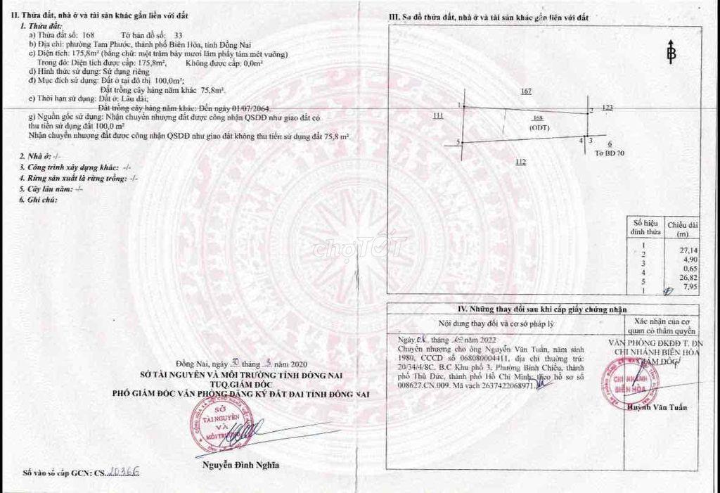 BÁN ĐẤT TẶNG PHÒNG TRỌ ĐANG CÓ NGUỒN THU