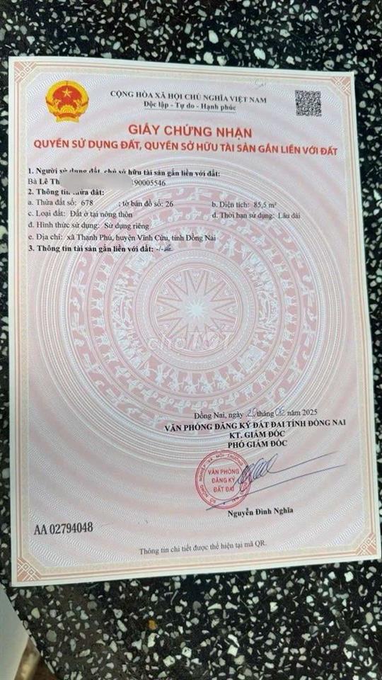 Nhà lầu gác lững trung tâm phường Tân Triều, Sổ riêng giá chỉ 1tỷ700