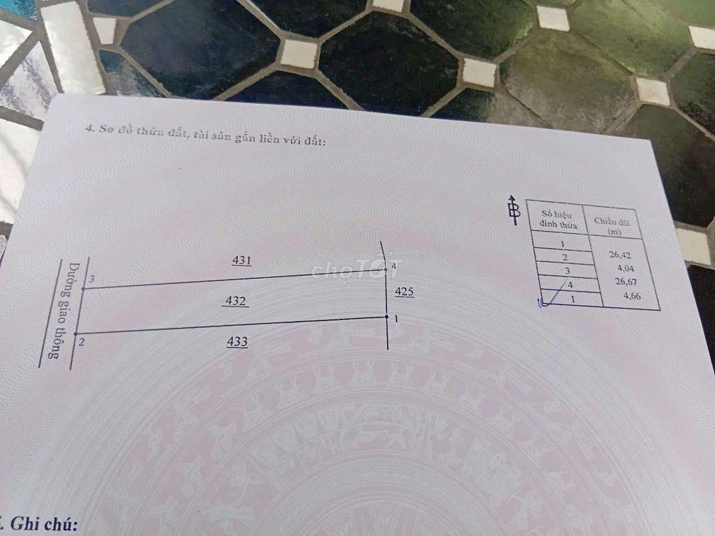 Chủ ngộp bán gấp 115m2 đất thổ cư full, đường xe ô tô, giá 870 triệu