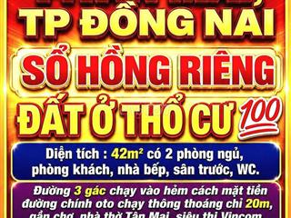 BÁN NHÀ P.TÂN MAI, SỔ HỒNG RIÊNG THỔ CƯ 💯 GẦN CHỢ, NHÀ THỜ, VINCOM