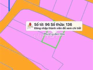 bán lô đất ngang 8m full thổ cư. phường bửu hoà sát khu tdc bửu hoà