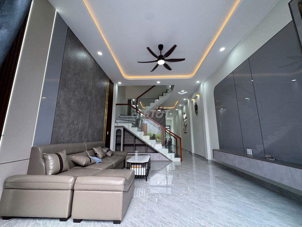 Nhà lầu 80m2 Sổ Hồng Riêng gần đường Trục 16 Có Nội Thất