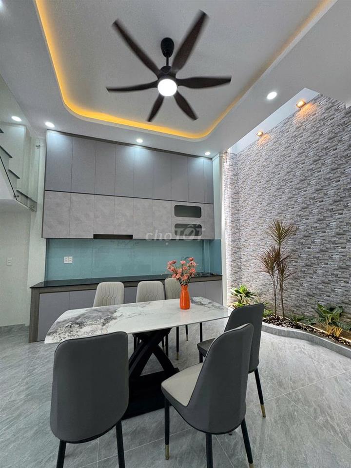 Nhà lầu 80m2 Sổ Hồng Riêng gần đường Trục 16 Có Nội Thất