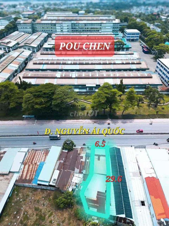Bán nhà mặt tiền Nguyễn Ái Quốc đối diện công ty pouchen