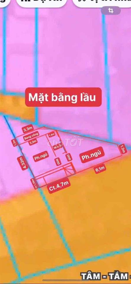 BÁN LÔ ĐẤT GẦN 300m2 có 66m2 thổ cư kdc Bửu Hoà