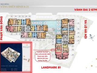 Chính chủ cần bán lại hợp đồng đặt cọc 2PN 70m2 lỗ 175 triệu