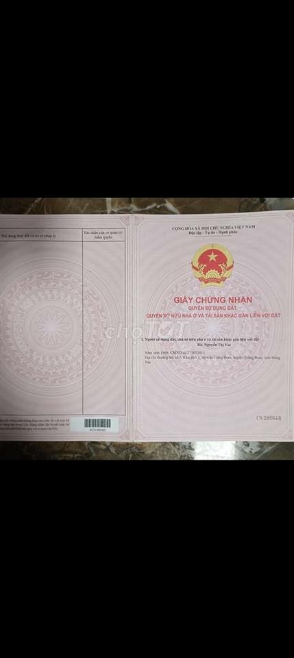 bán nhà sổ riêng