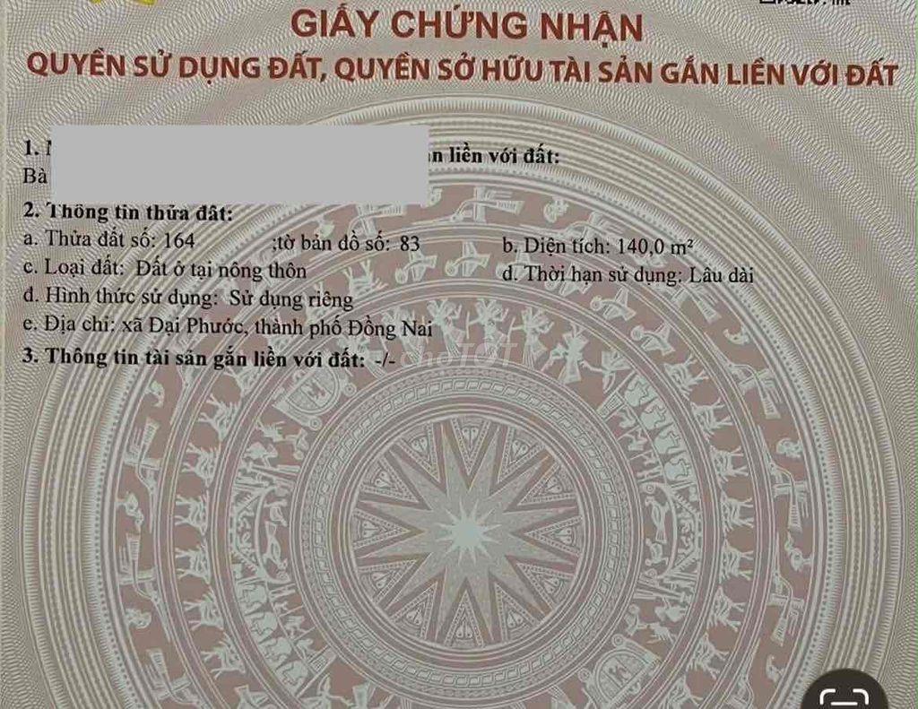 chính chủ cần bán