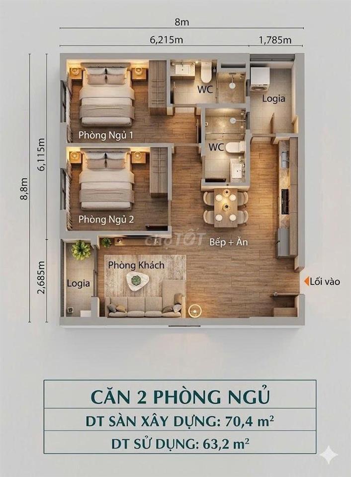 LH: *** CĂN 1PN +, 2PN, 3PN NOXH K-HOME CHỈ 20,9tr/ m2