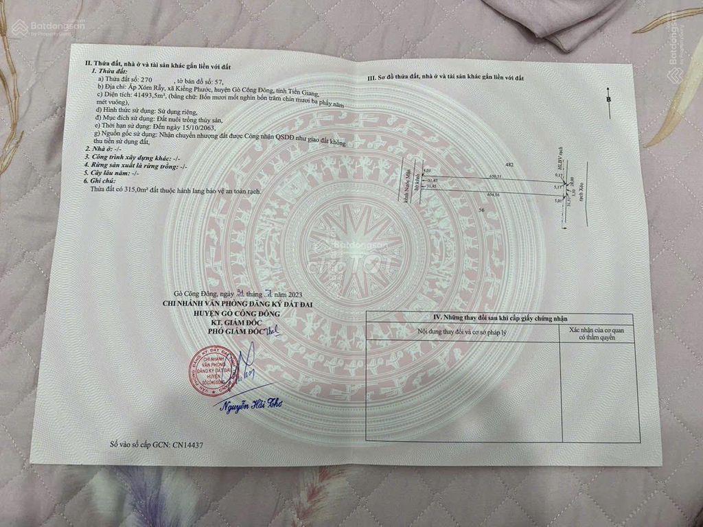 Đất biển gò công kiểng phước gò công