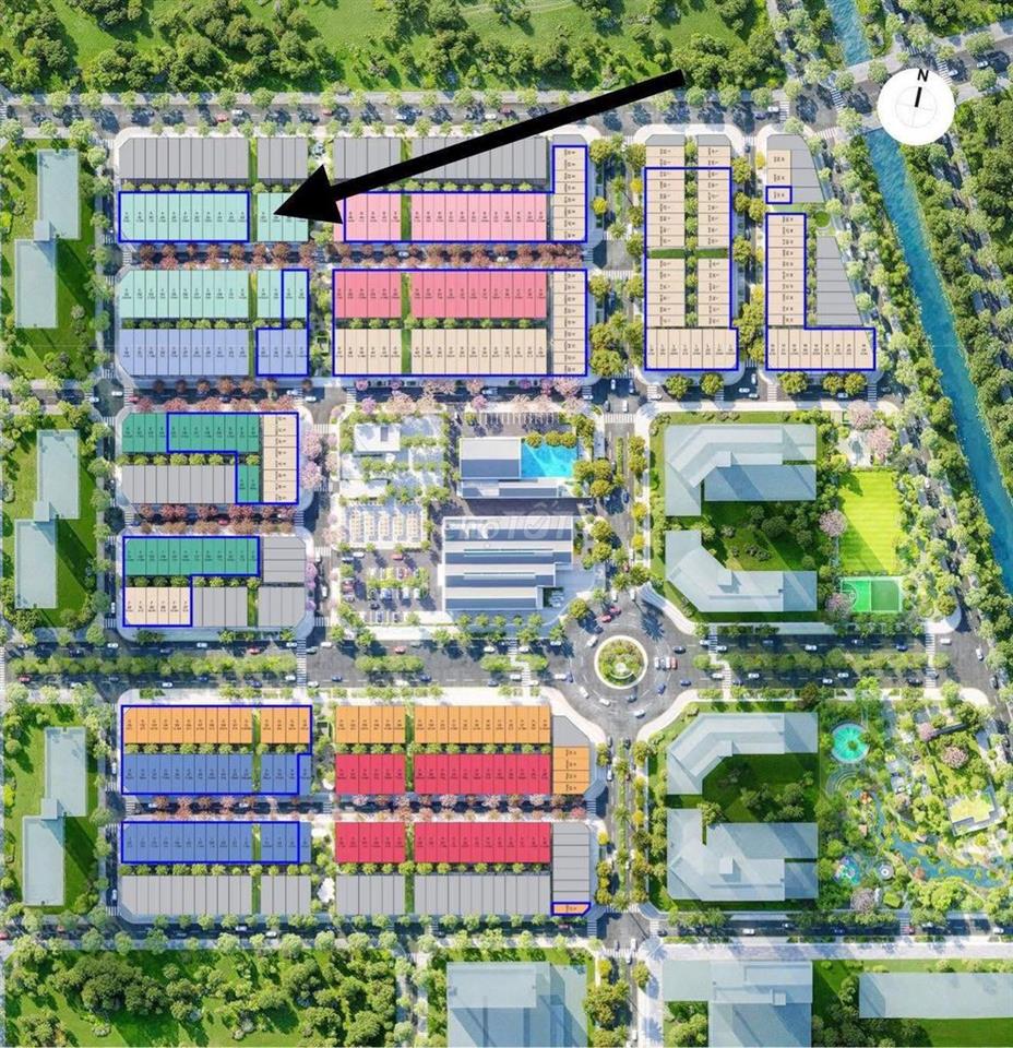 Cần tiền bán gấp nhà phố căn góc C1