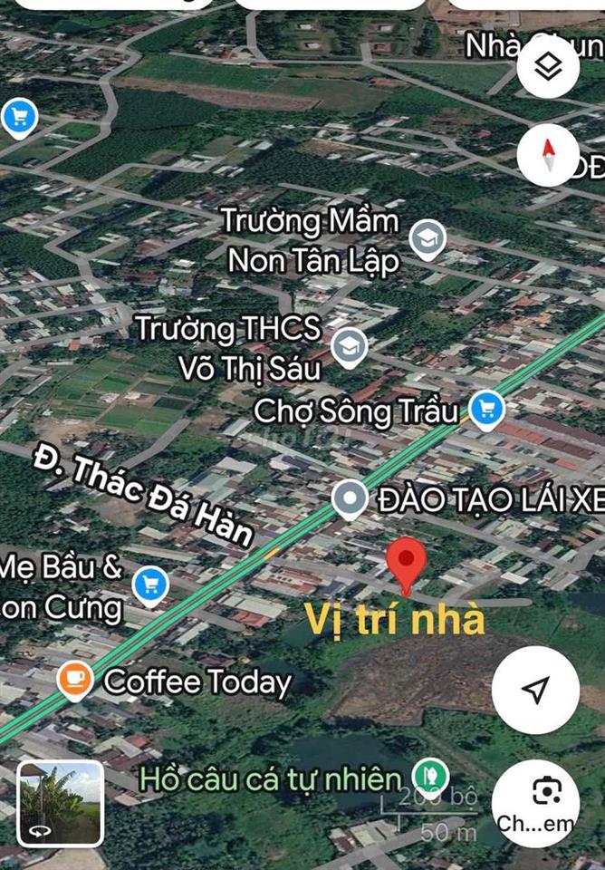 bán căn nhà gác lửng ngay khu trung tâm phường trảng bom