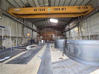 Cho Thuê Kho Xưởng (510m2,điện 3Fa, sẵn cẩu trục 10T) phường Hố Nai