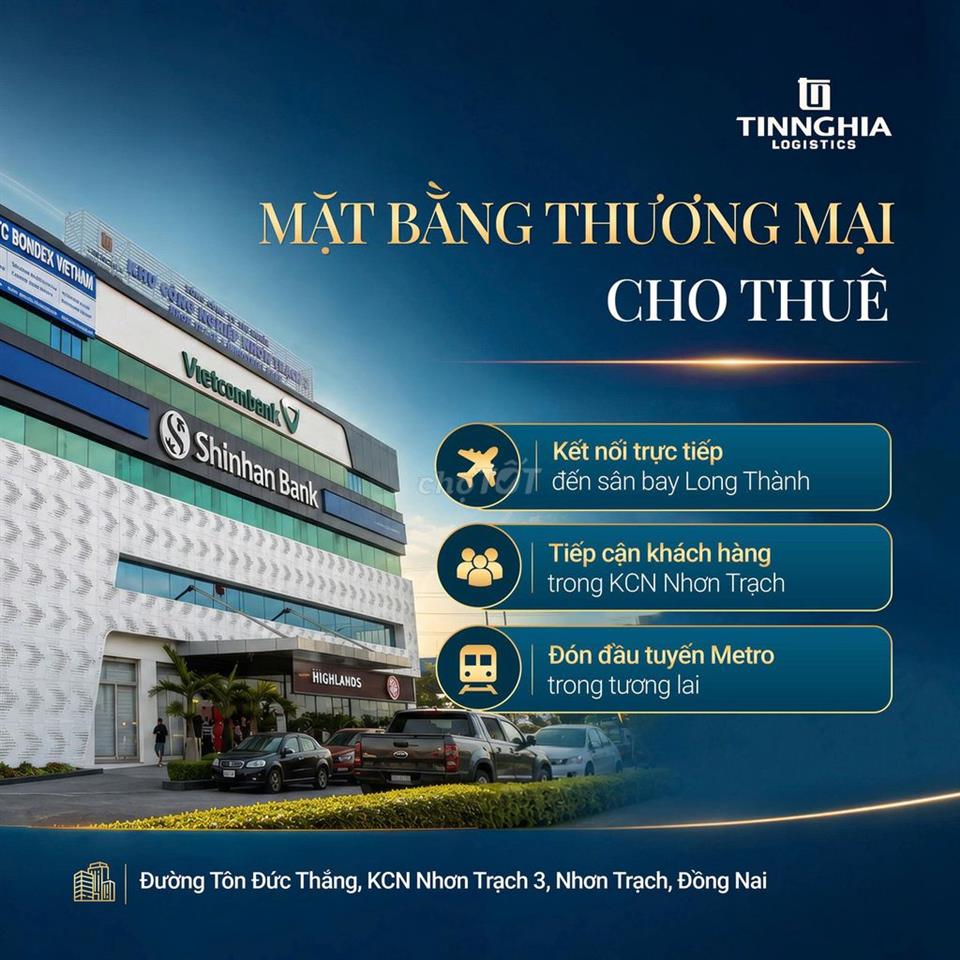 Cho thuê mặt bằng, văn phòng & thương mại KCN Nhơn Trạch 36 - 314m2