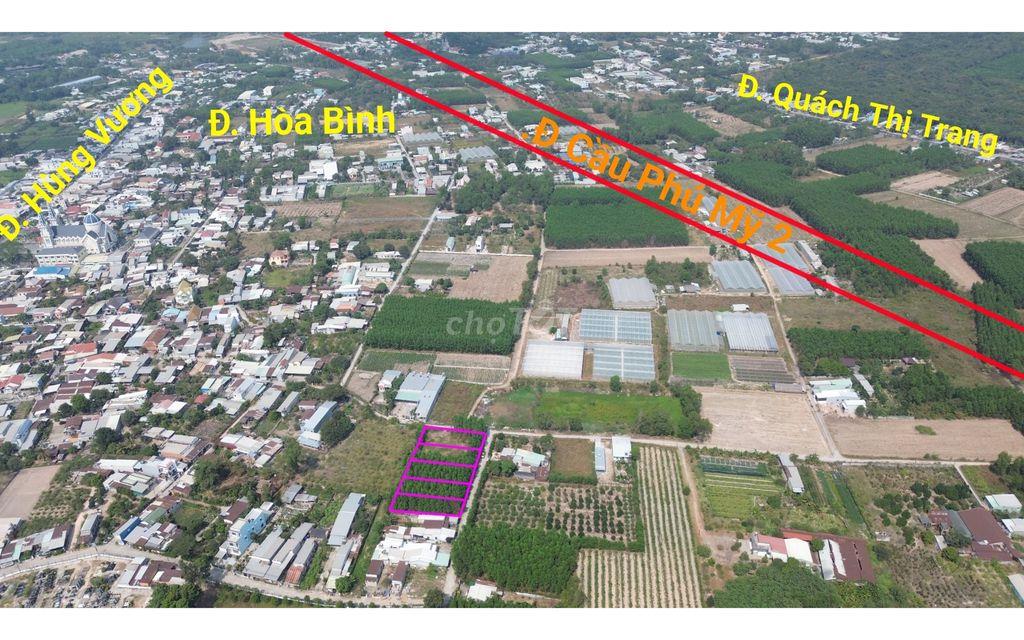 Đất nền F.O gx Bắc Thần xã Vĩnh Thanh full thổ cư sát cầu Phú Mỹ 2