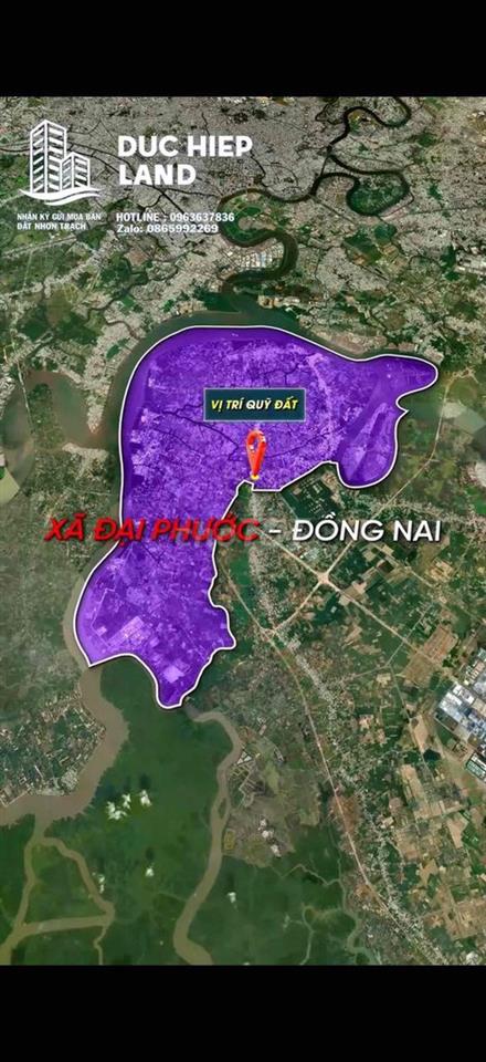 Đất nền full thổ sát bên đại đô thị Đại Phước 1 full thổ cư