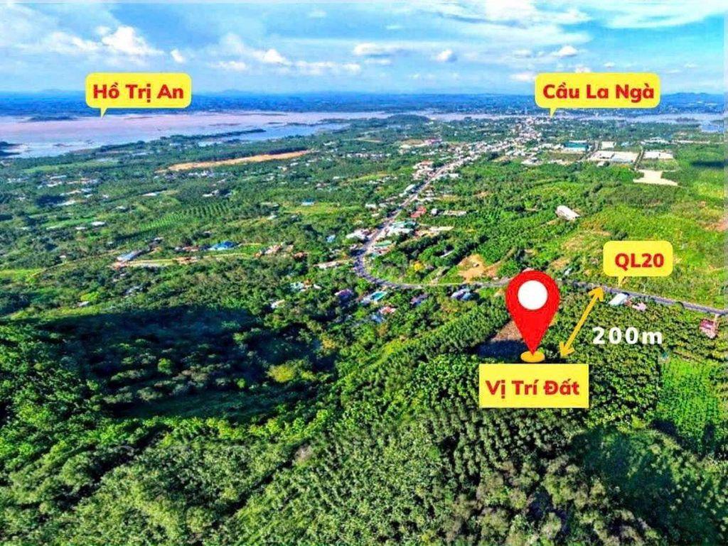 🌿CHỈ 570 TRIỆU/1.000m² – SỞ HỮU VƯỜN XANH VIEW SÔNG HỒ TRỊ AN - LA NGÀ