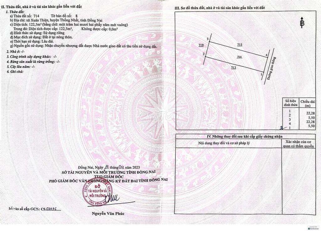 ​[CHÍNH CHỦ BÁN ĐẤT] – Đất thổ cư 100% vuông vắn, ô tô tới nơi, SHR