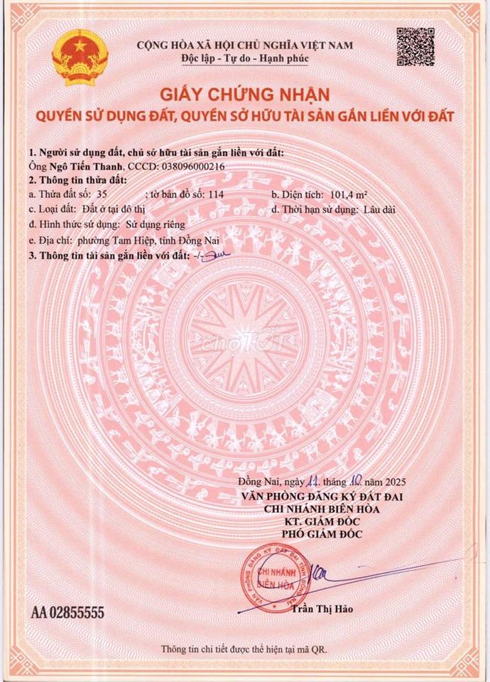 Giành cho khách thích đầu tư đất quy hoạch đợi đổi trong quý 4 năm nay