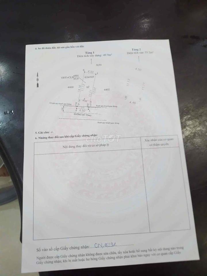Nhà Đã Hoàn Công_ trung tâm TP_p.Dĩ An_DTSD:105,1m2