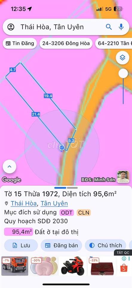 Nhà sổ hồng riêng Sân ô tô DT 95,6m2