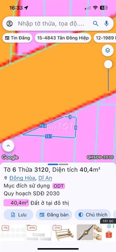 Mặt Tiền KDBB Hoàng Hoa Thám P.Đông Hoà