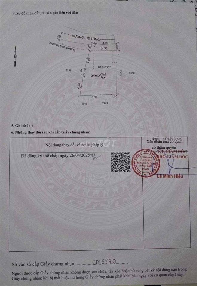 Nhà SHR 76,6m2 gần trung tâm y tế khu vực Dĩ An