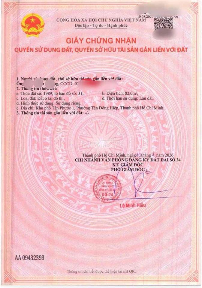 Nhà Dân Xây ở kdc Lê Phong 3 lầu 1 trệt