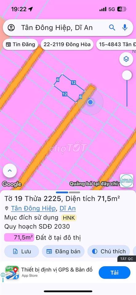 Nhà Diện tích 72m2(ngang 6m) chợ Đoàn Thị Kia _ sổ chung