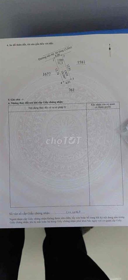 Nhà SHR lầu trệt_Thổ cư 51,3m2_3pn_gần trường tiểu học Lê Thị Trung