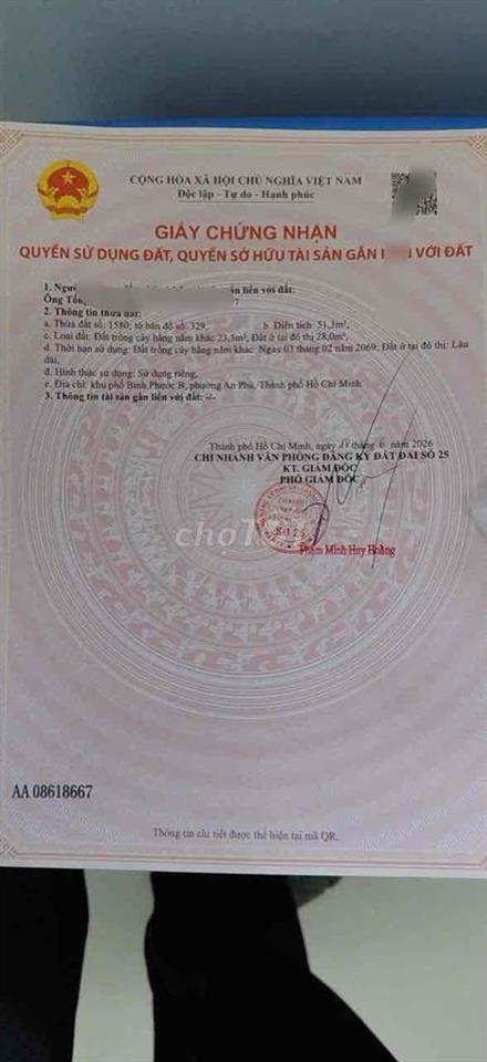 Nhà SHR lầu trệt_Thổ cư 51,3m2_3pn_gần trường tiểu học Lê Thị Trung
