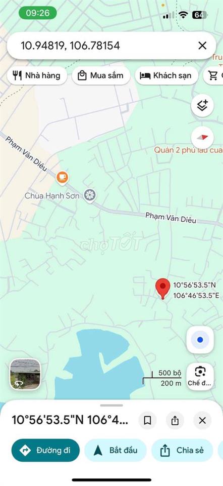 ĐẤT SHR THỔ CƯ 60m2 có GPXD HẺM 183 PHẠM Văn Diêu