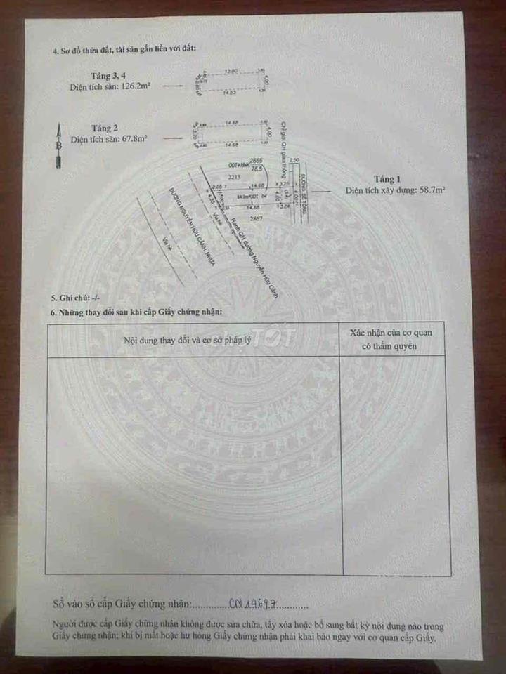 MẶT TIỀN NGUYỄN HỮU CẢNH MỚI 100%