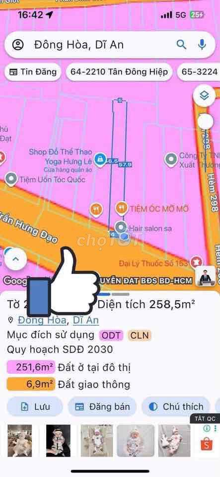mặt tiền Trần Hưng Đạo gần nút giao Võ Thị Sáu