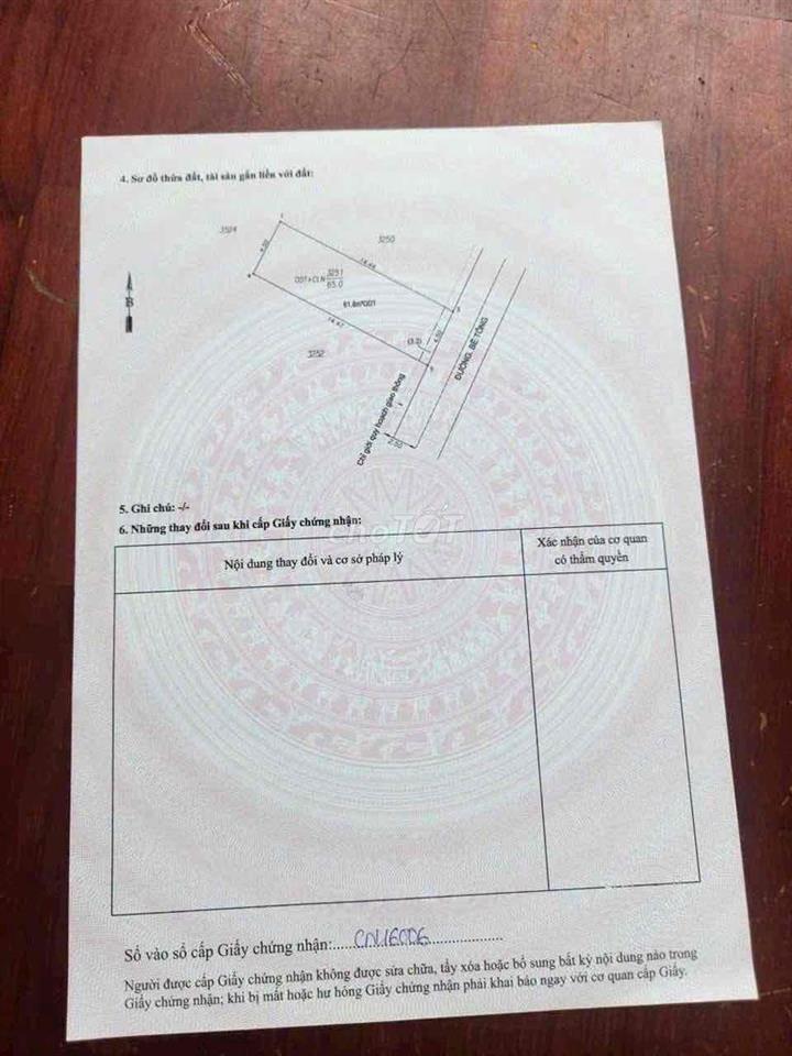 Nhà SHR lầu trệt gần ngã tư Chiêu Liêu 65m2