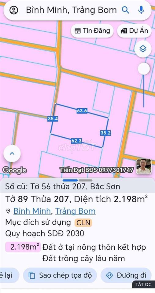Bán đất 100m² (5×20) gần chợ Phú Sơn, Bắc Sơn, giá tốt