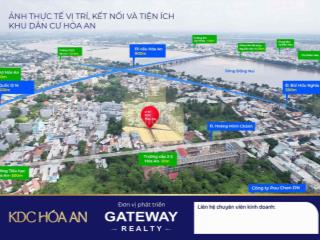 Đất nền - Hoá An mặt tiền đường Hoàng Minh Chánh, sổ hồng riêng