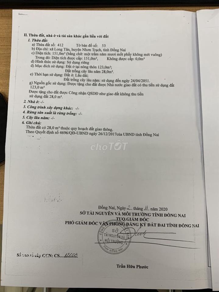 Bán đất mặt tiền Nguyễn Hữu Cảnh, Nhơn trạch giá chỉ 63tr/m2