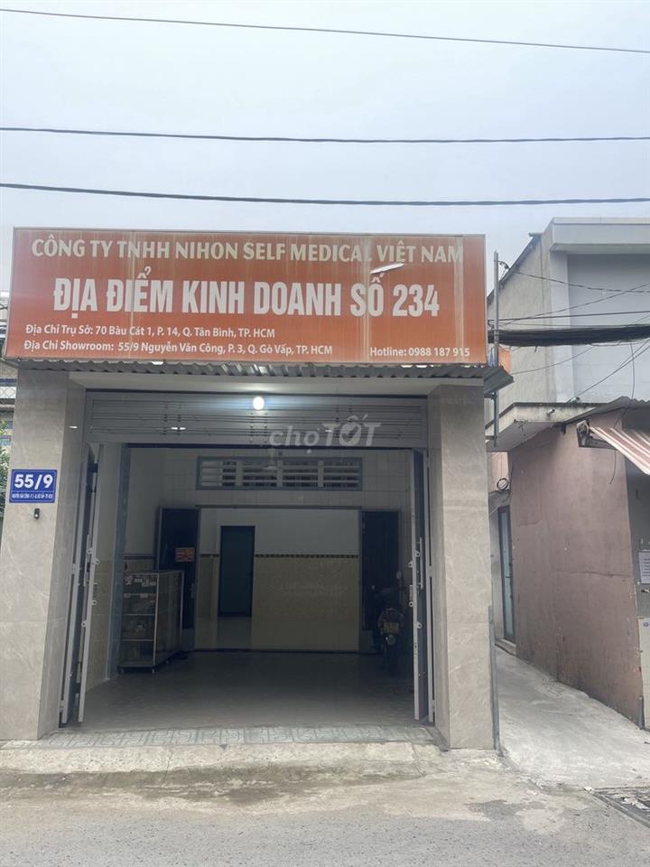 Cho thuê Mặt bằng trống 50m2 giá chỉ 10 tr/tháng, mặt tiền cực đẹp