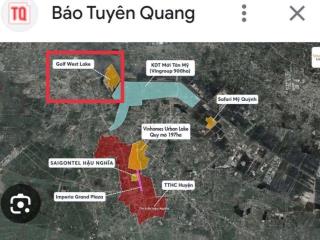 TÂN MỸ, ĐỨC HÒA, LONG AN. WEST LAKES GOLF, SÁT VINHOMES 900HA. 💰 9 🧄