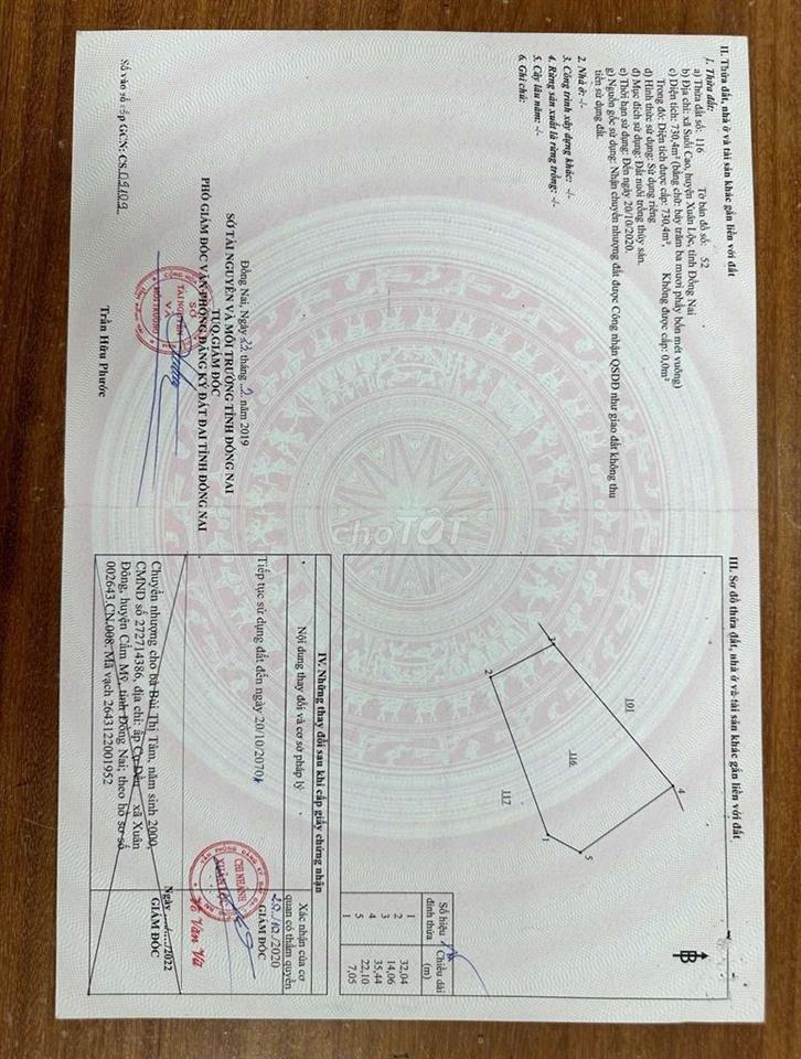 bán 6 sổ đất suối cao gần núi da lào và nhà mặt tiền quốc lộ 1A 10×50m