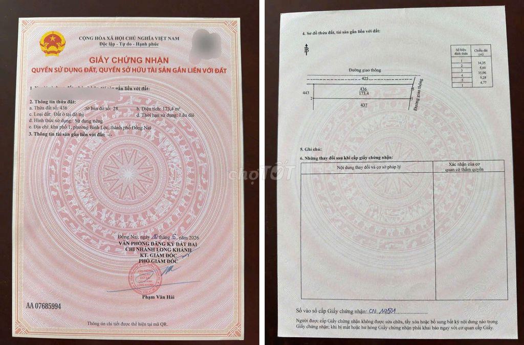 Nền sổ riêng full thổ cư góc 2 mặt tiền gần khu công nghiệp