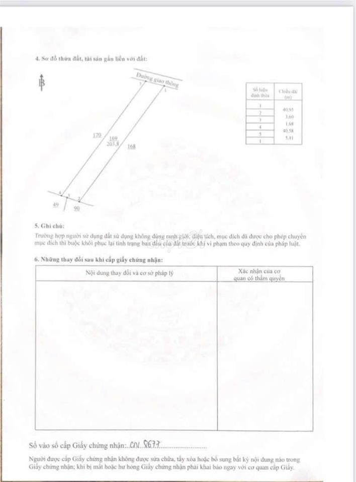 bán đất 203m2 full thổ đường bê tông thông