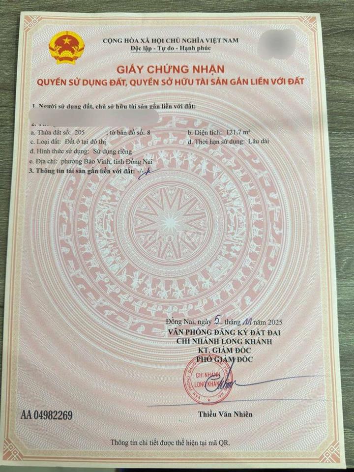 bán đất 1 xẹt Hàm Nghi - Bảo Vinh