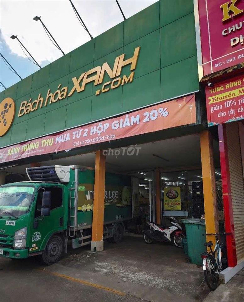 Bán Đất góc 2 mặt tiền bê tông lớn sau chợ